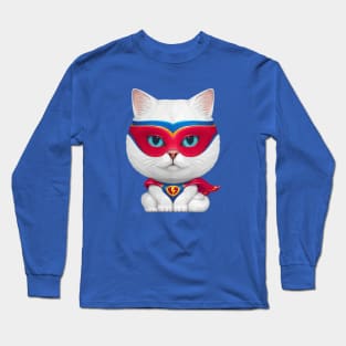 Superhero Cat Long Sleeve T-Shirt